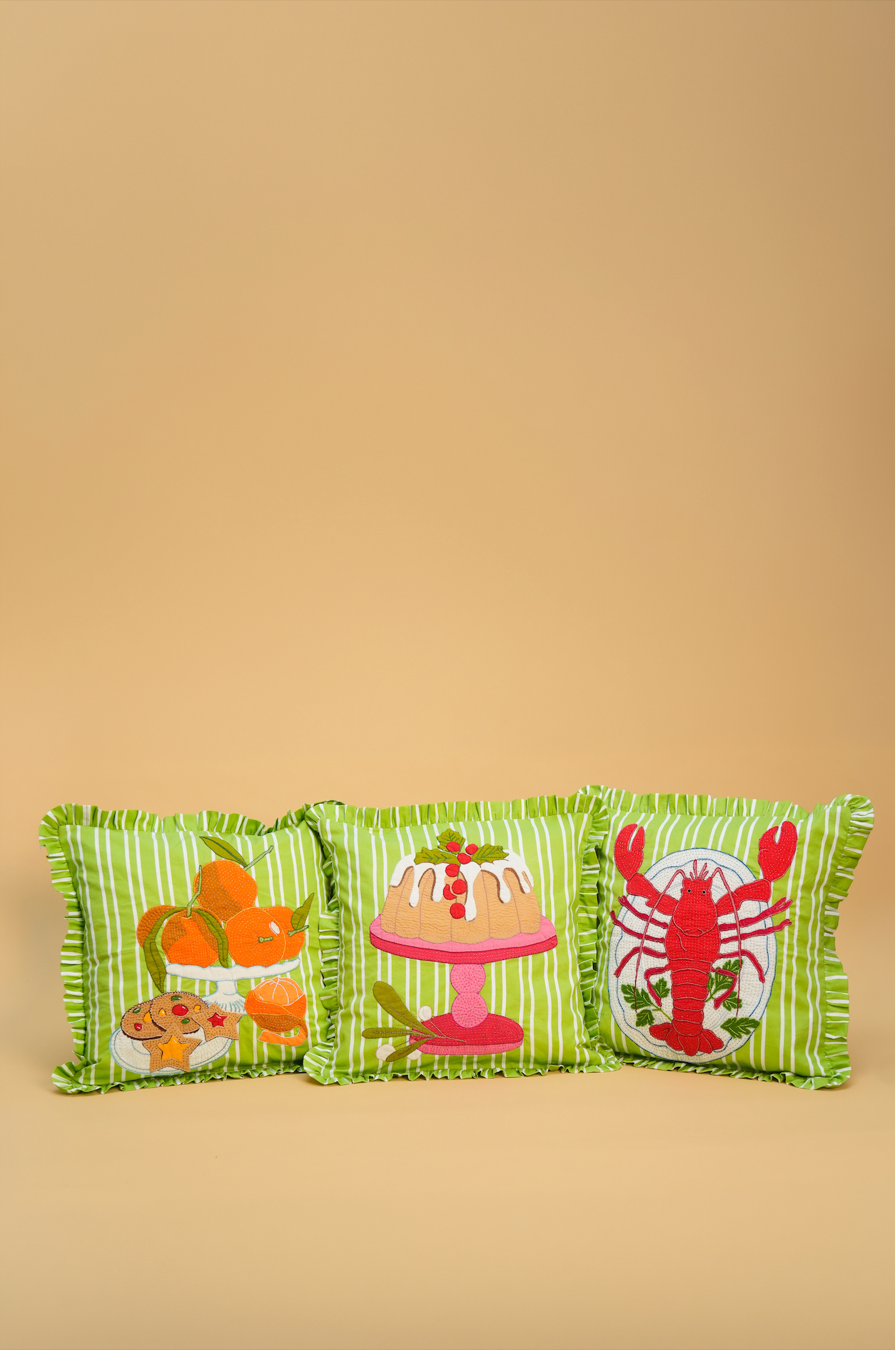 Clementines and Cookies Cushion