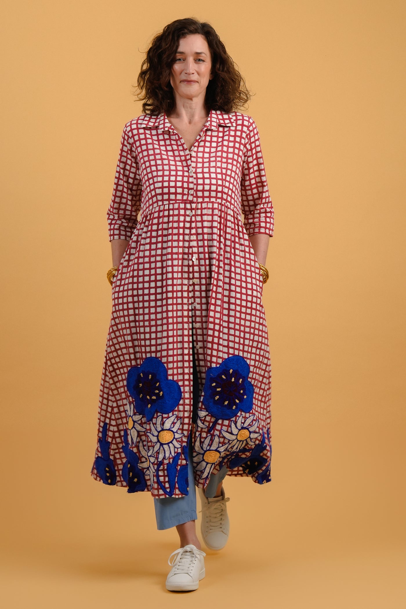 Anapola Cecilia Embroidered Dress