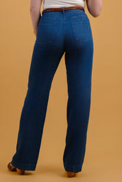 Mid Blue Pilote Trousers