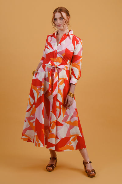 Red Doves Davida Dress