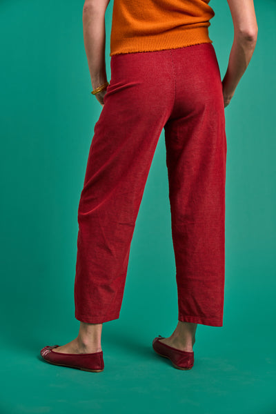 Prux Velcos Trousers in Rubin