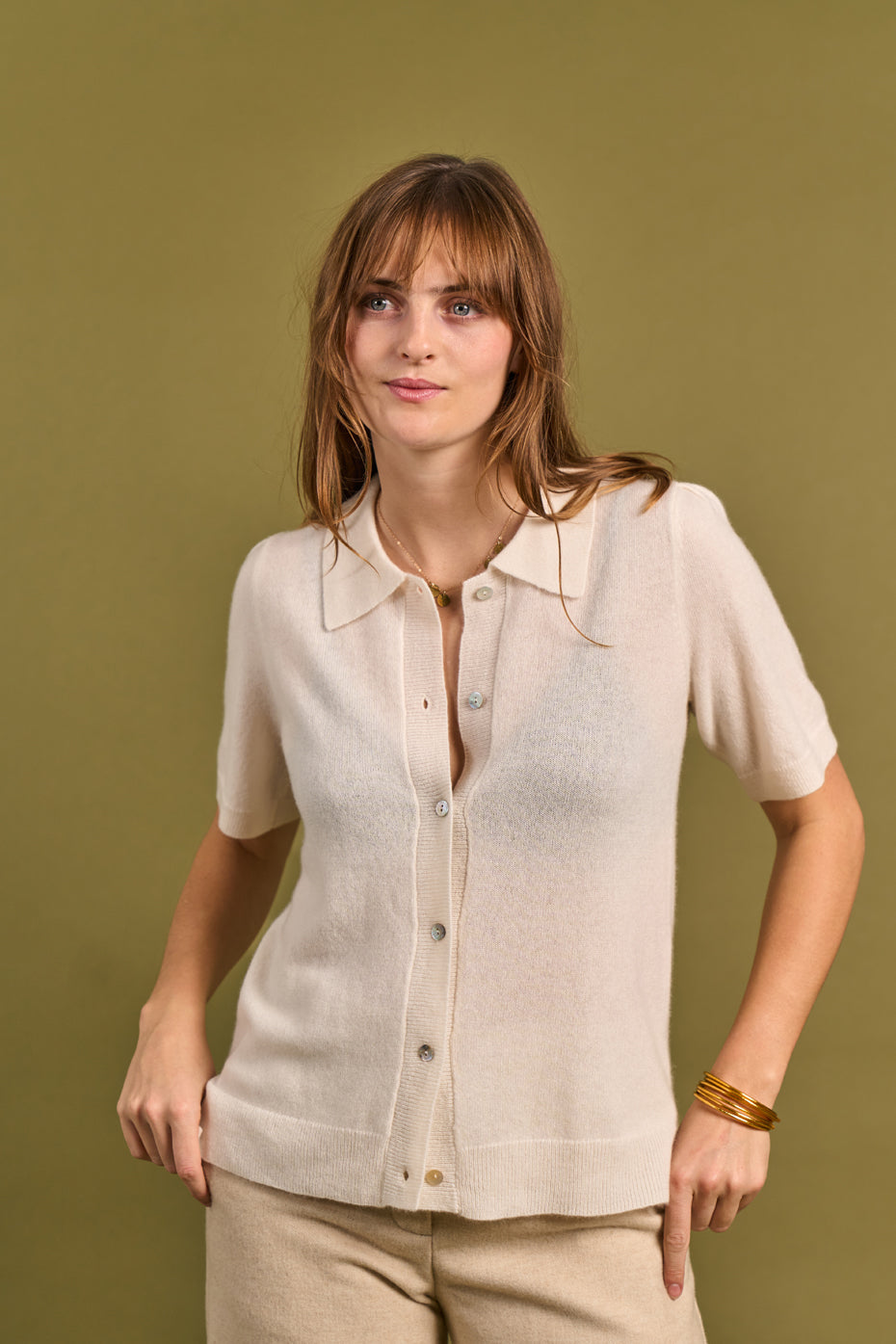 Cream Eloise Cardigan