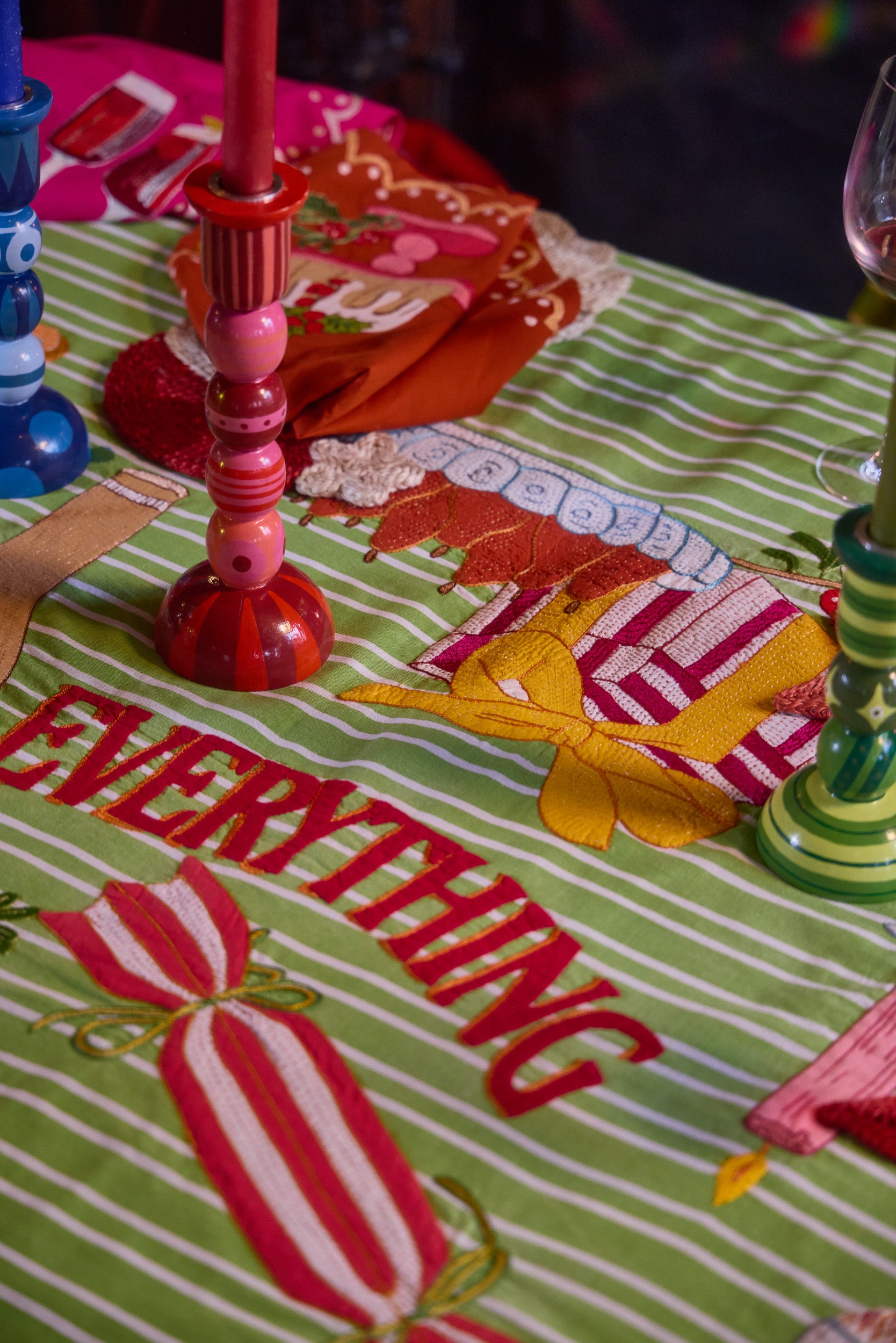 Happy Everything Tablecloth