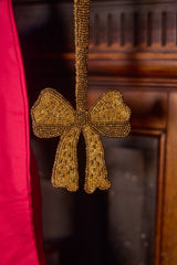 Gold Bow Bag Charm