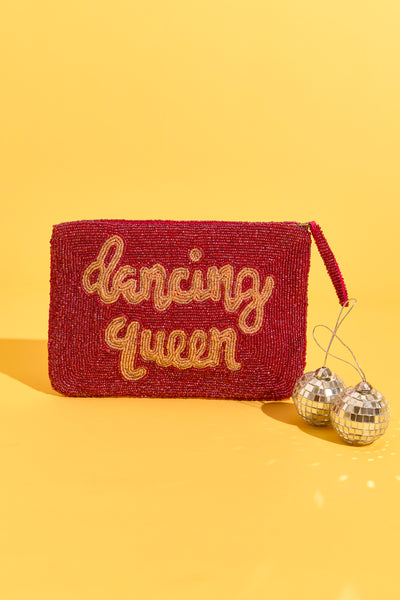 Dancing Queen Beaded Clutch