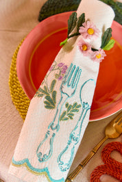 Set of 4 Daisy Napkin Rings