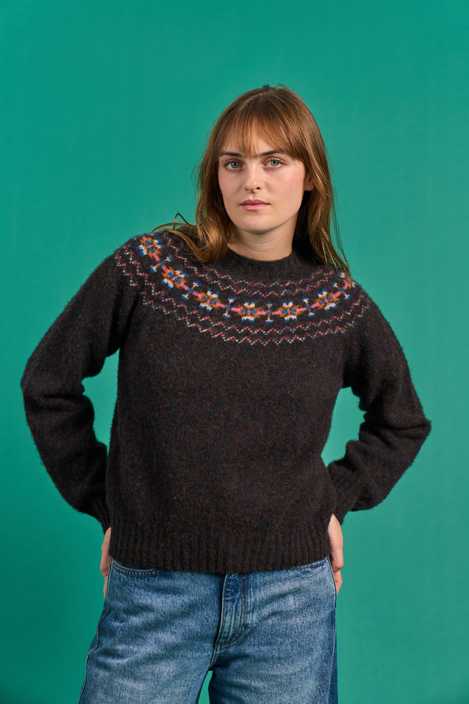 Shaggy Yoke Jumper