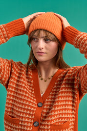 Marguerite Textured Cashmere Cardigan