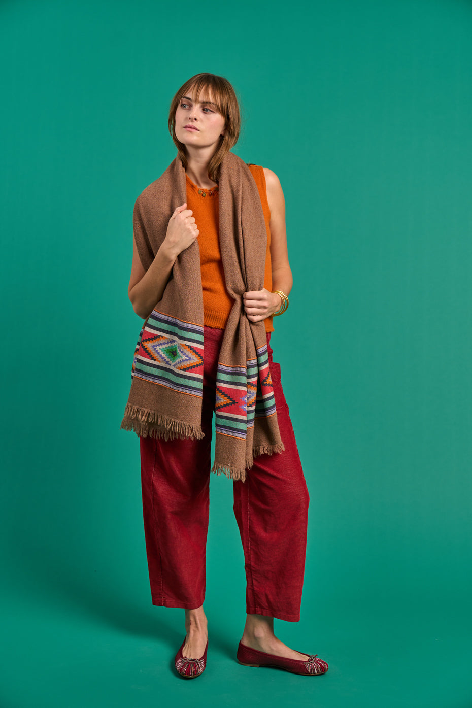 Prux Velcos Trousers in Rubin