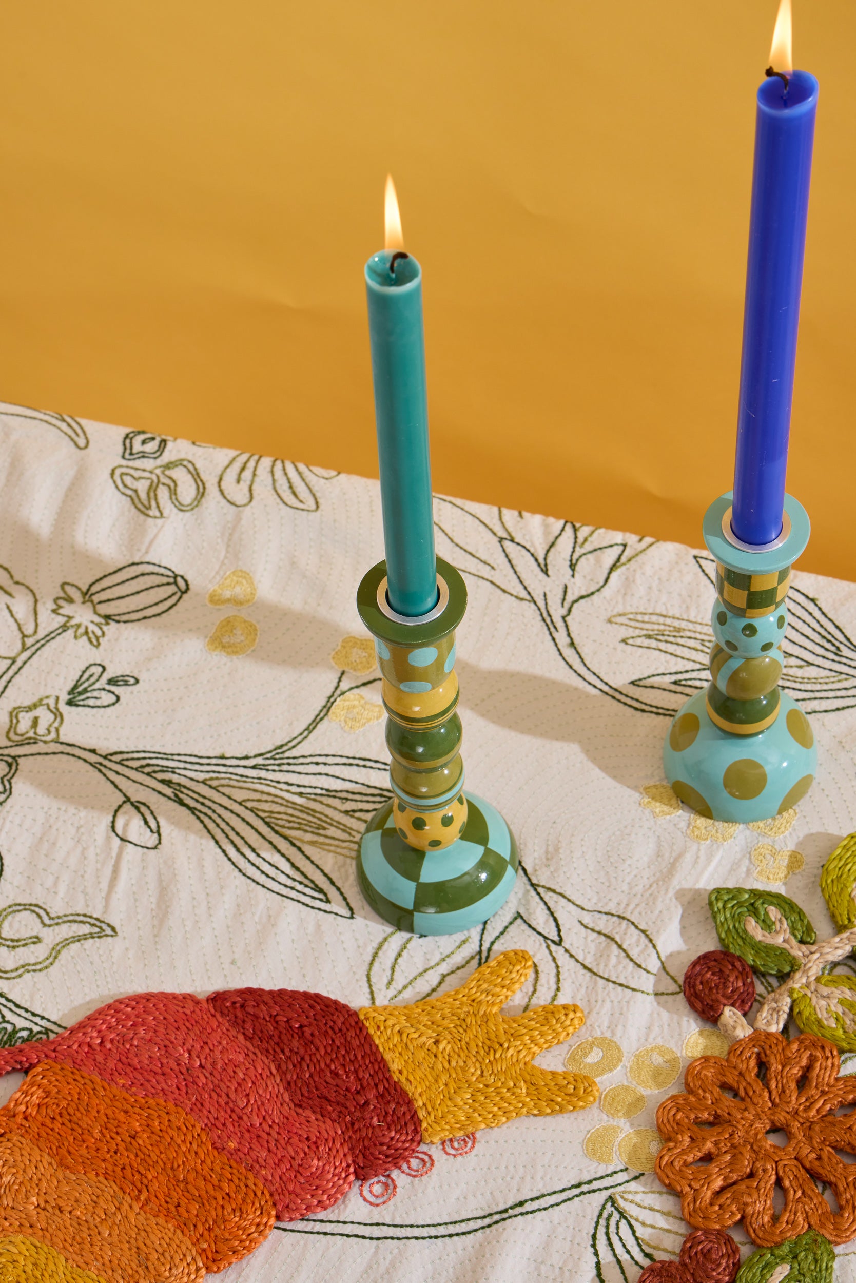 Aqua Fiesta Candlestick