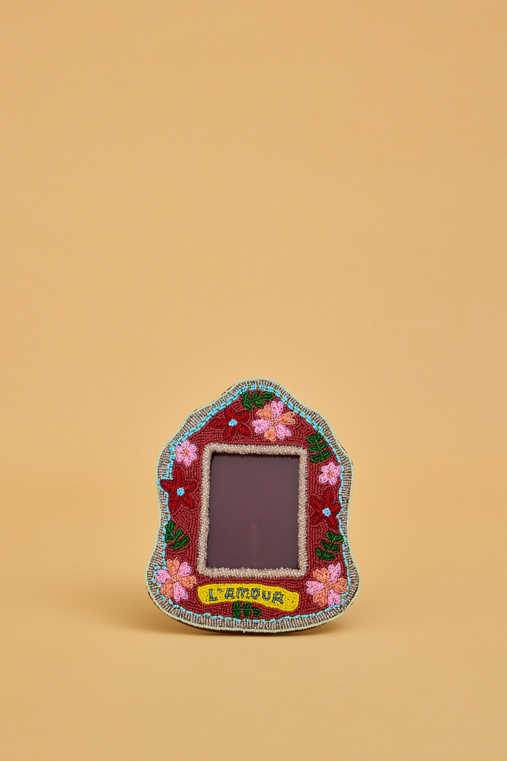 L'Amour Beaded Photo Frame