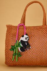Panda and Bamboo Bag Charm