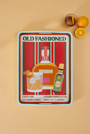 Old Fashioned Hand-painted Tray
