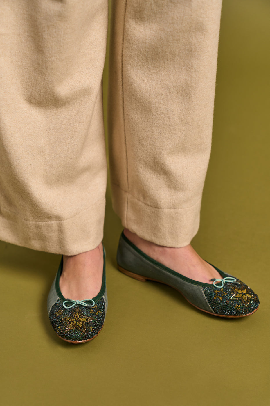 Starry Night Ballet Shoe