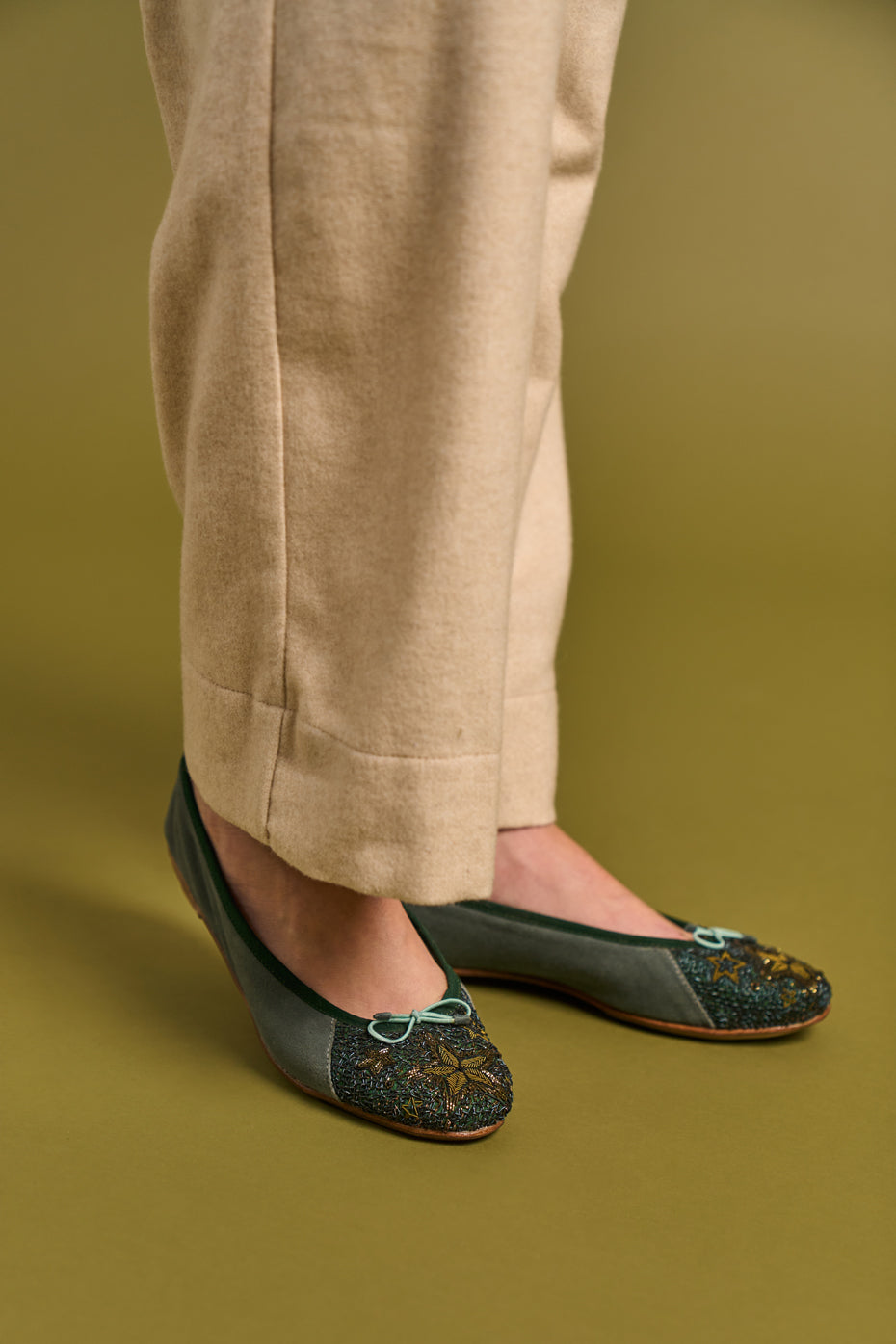 Starry Night Ballet Shoe