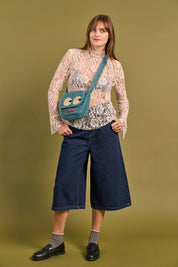 Denim Knee Shorts