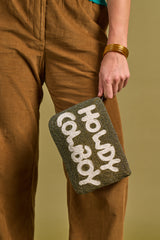 Howdy Cowboy Beaded Clutch