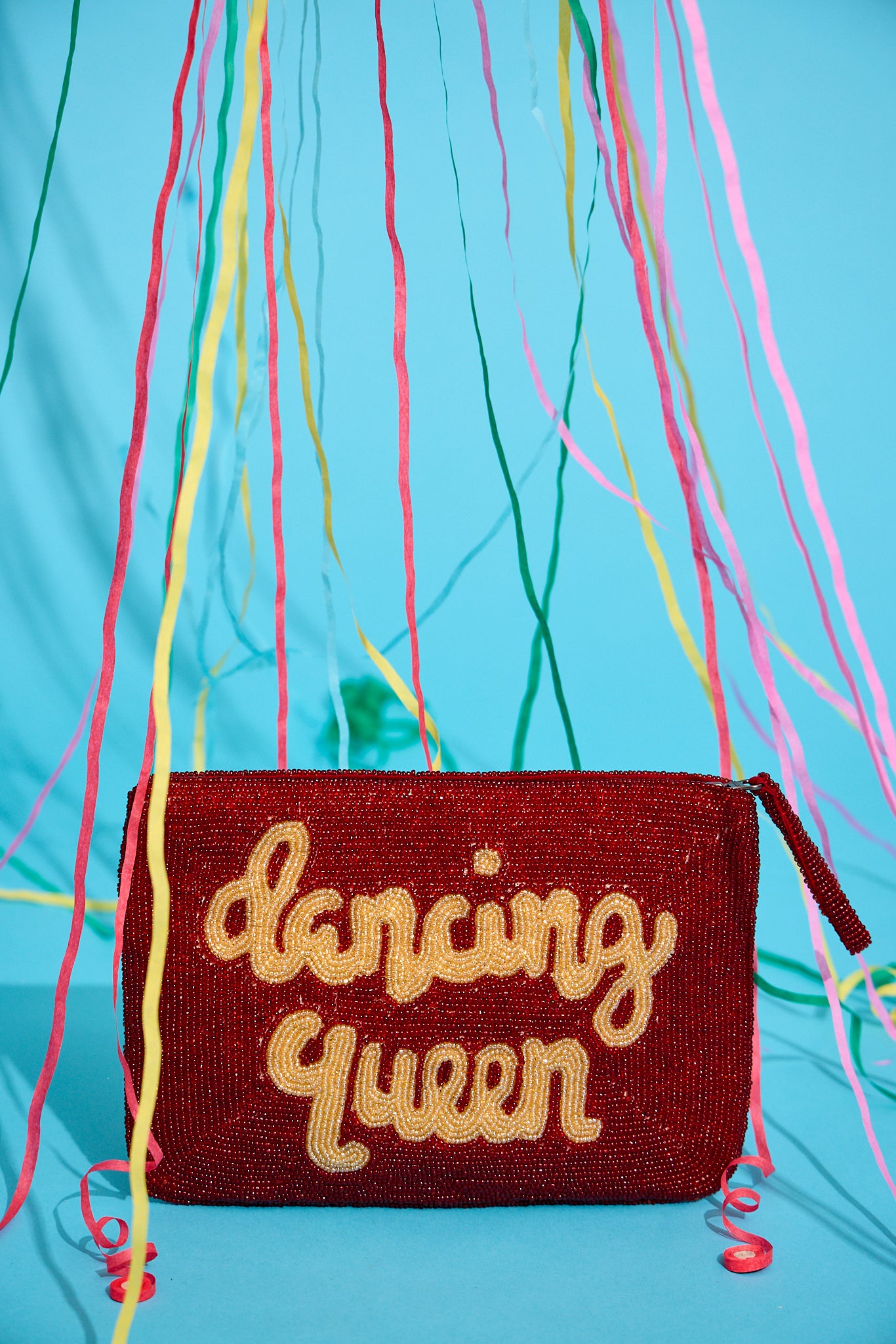 Dancing Queen Beaded Clutch
