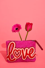 Love Beaded Purse
