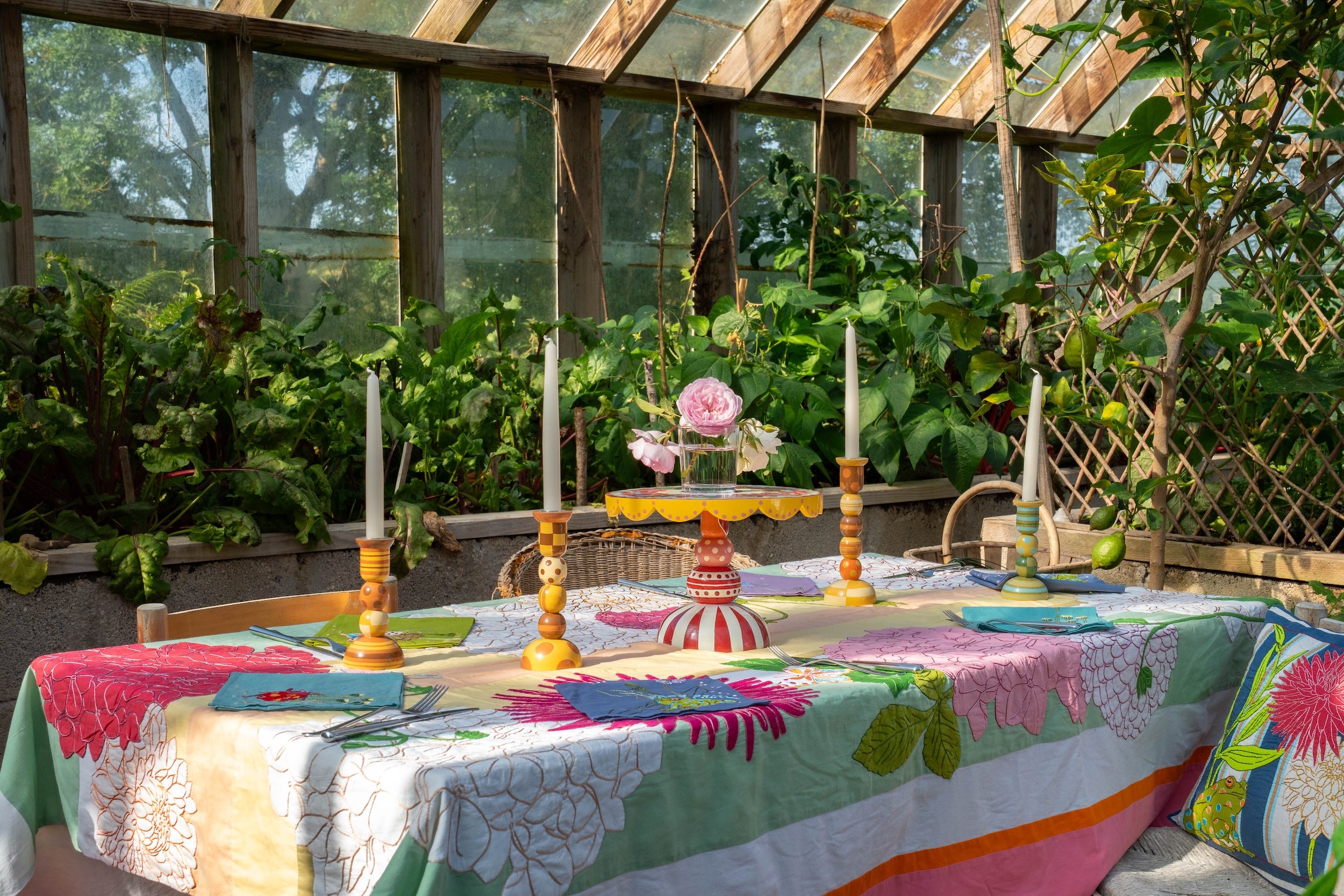 English Garden Tablecloth