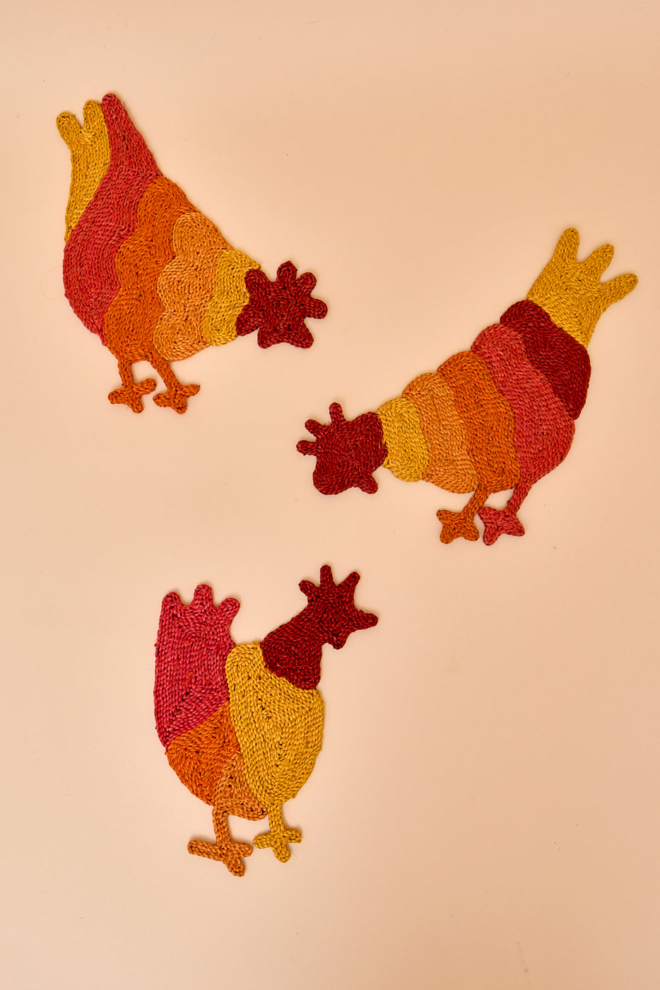Set of  3 Chicken Placemats