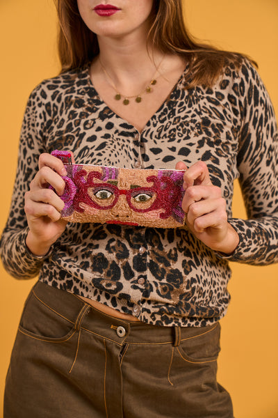 Lunettes Dame Edna Beaded Glasses Case