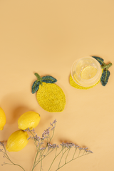 Set of 2 Lemon Coasters