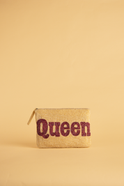 Queen Beaded Clutch