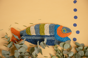 Blue-Orange Fish Placemat