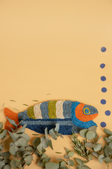 Blue-Orange Fish Placemat