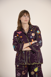 Aubergine Lungi Pyjamas