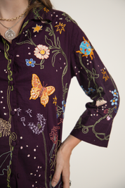 Aubergine Lungi Pyjamas