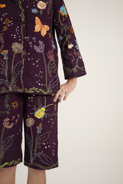 Aubergine Lungi Pyjamas