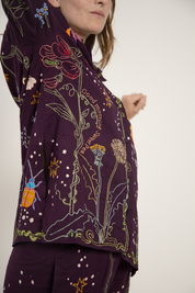 Aubergine Lungi Pyjamas