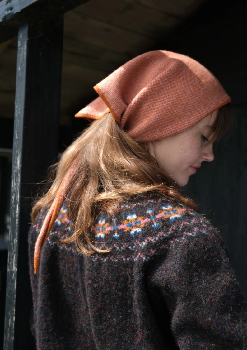 Nutmeg Triangle Headscarf