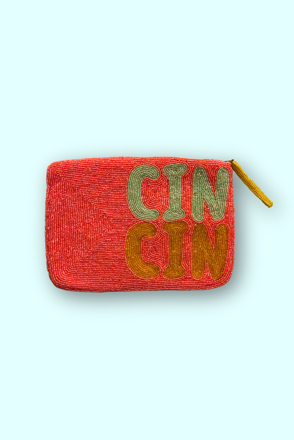 Cin Cin Beaded Clutch
