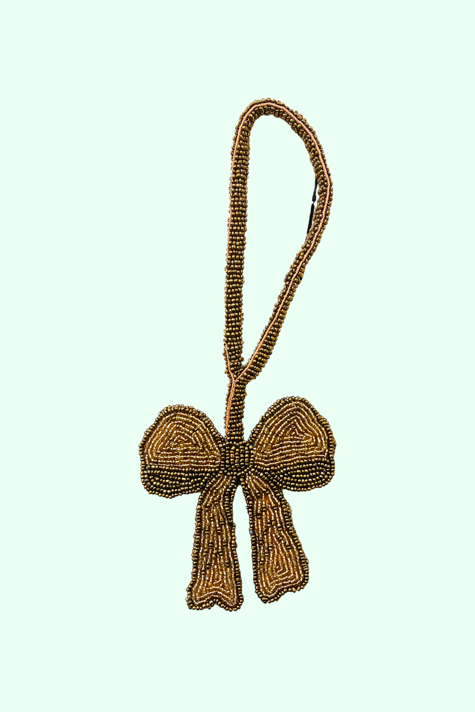 Gold Bow Bag Charm