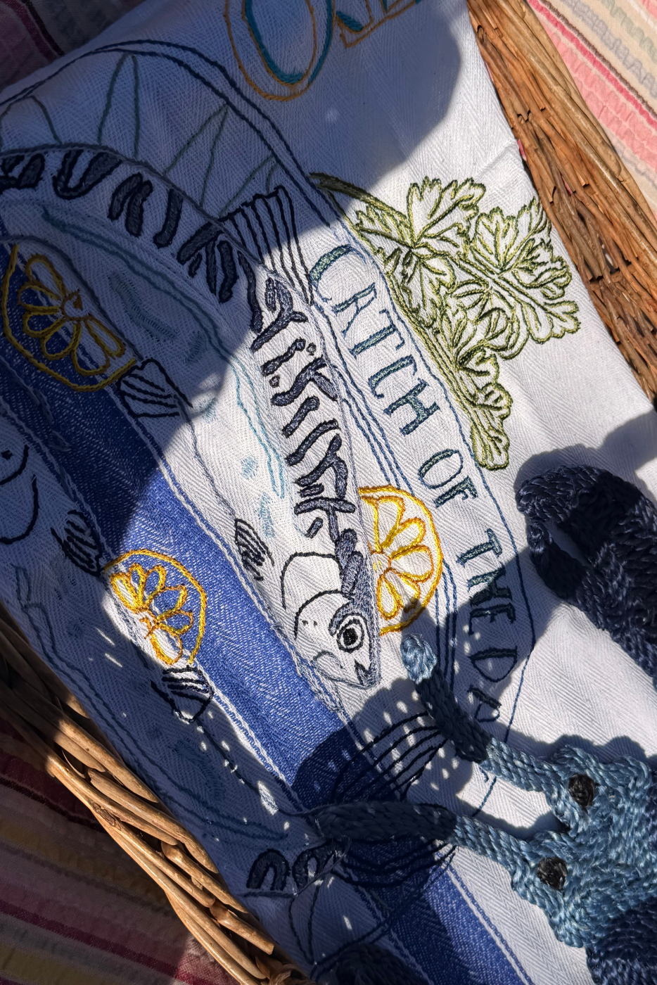Catch of the Day Tea Towel
