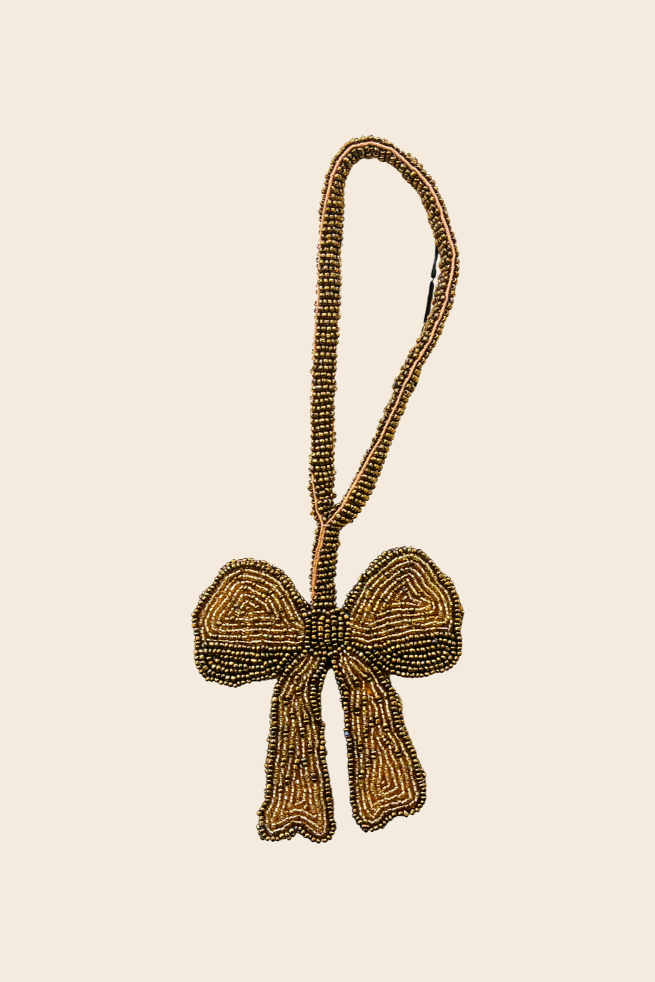 Gold Bow Bag Charm