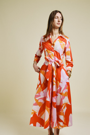 Red Doves Davida Dress