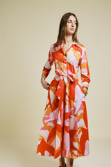 Red Doves Davida Dress