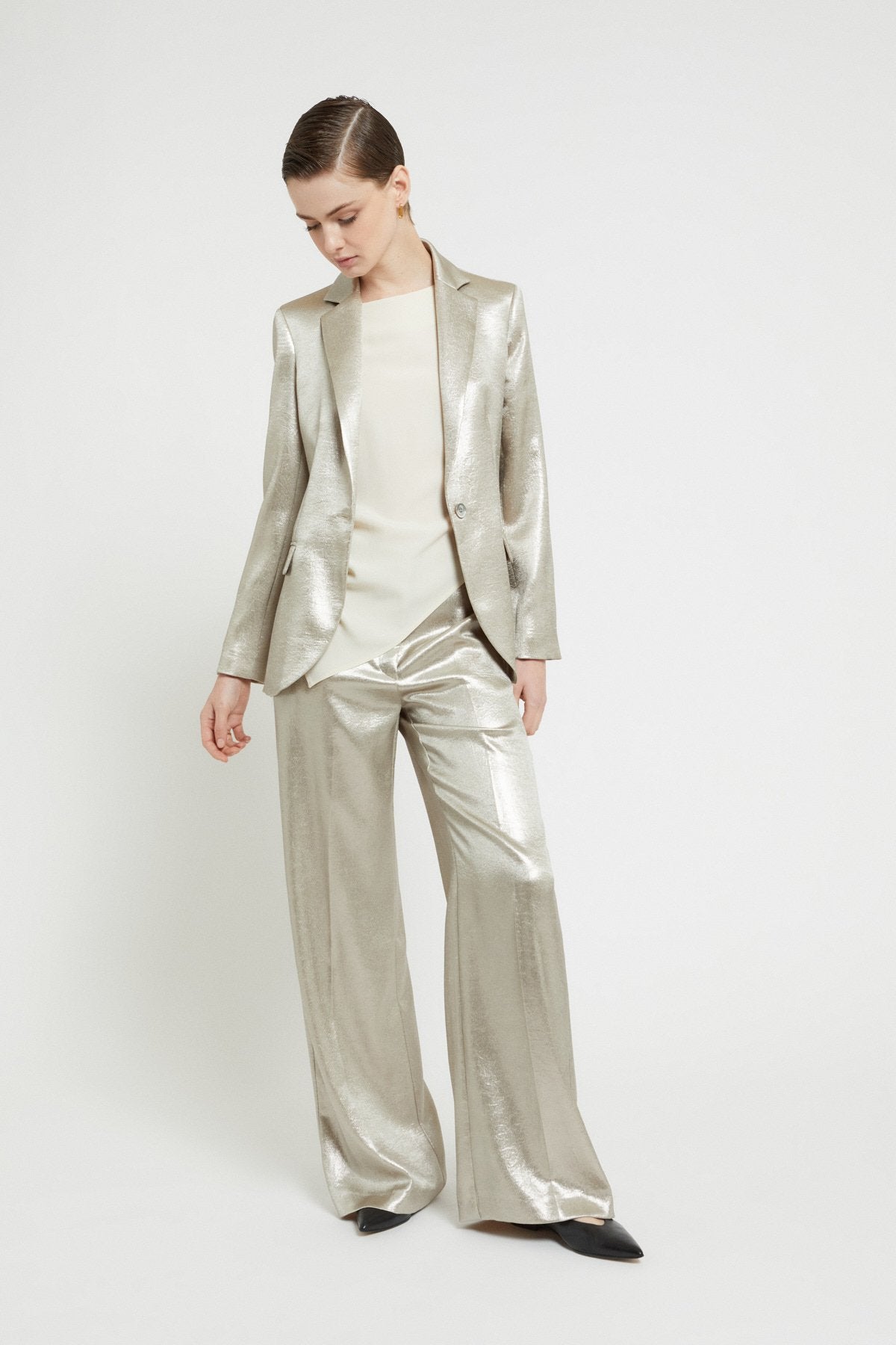 Silver Shine Trousers