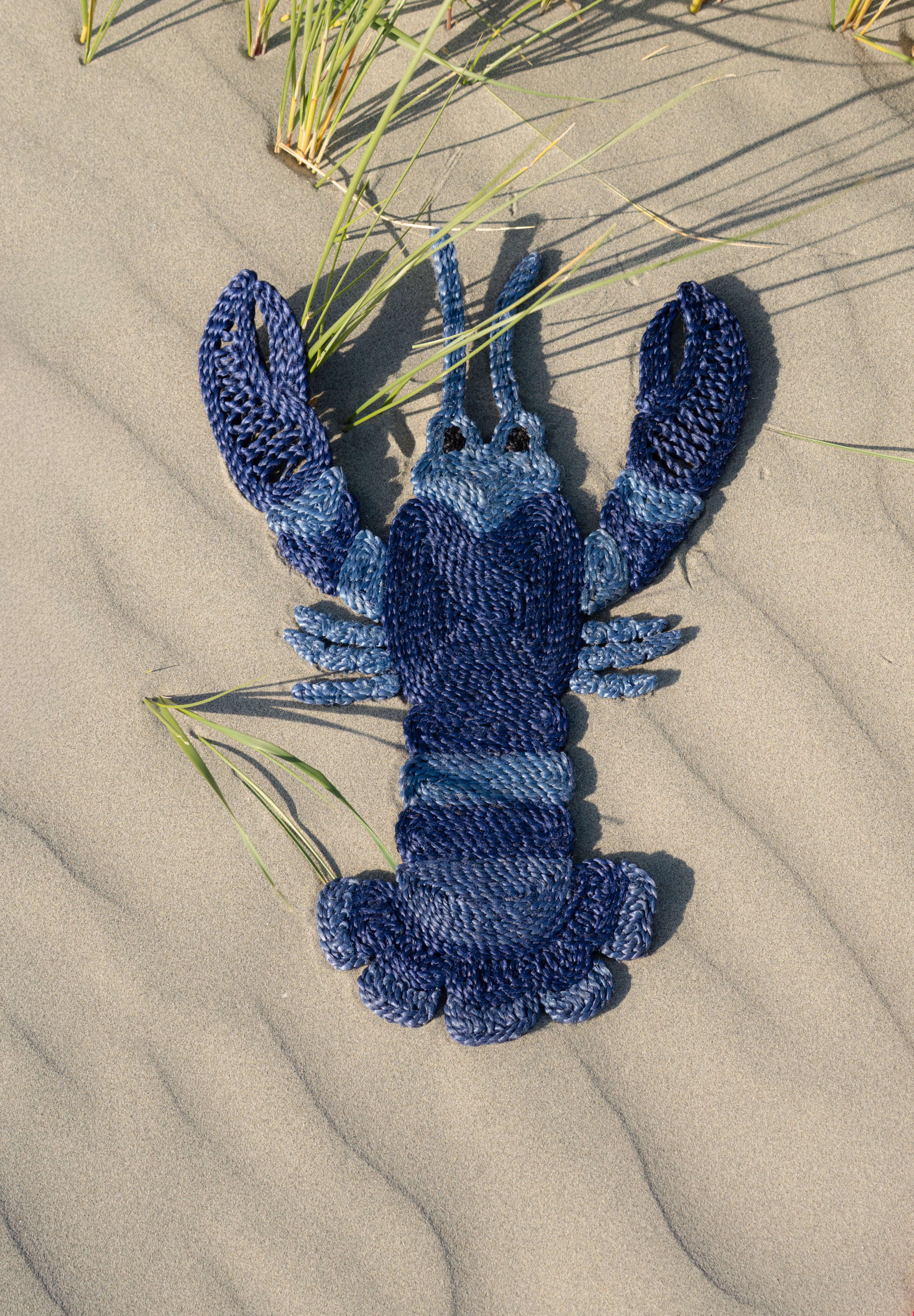 Navy and Indigo Lobster Placemat
