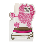 Grumpy Poodle Card