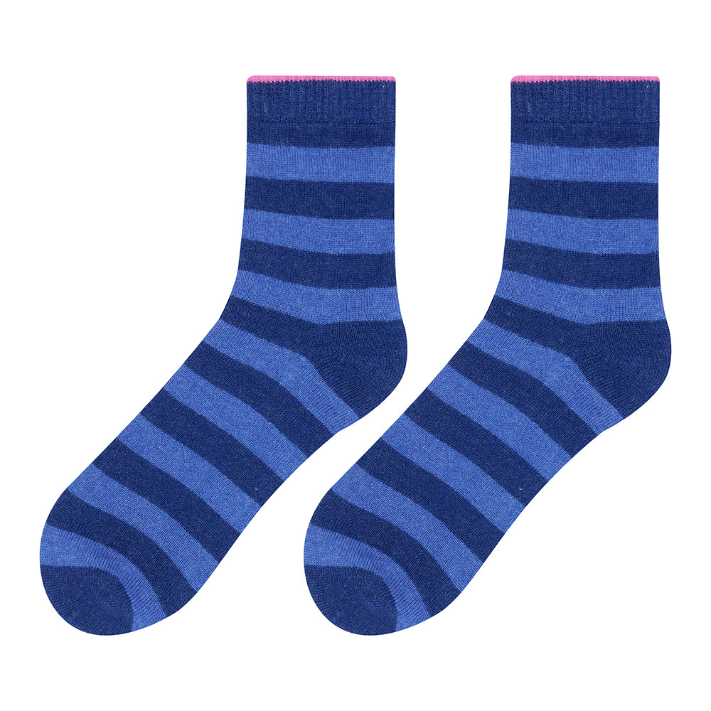 Cashmere stripe socks