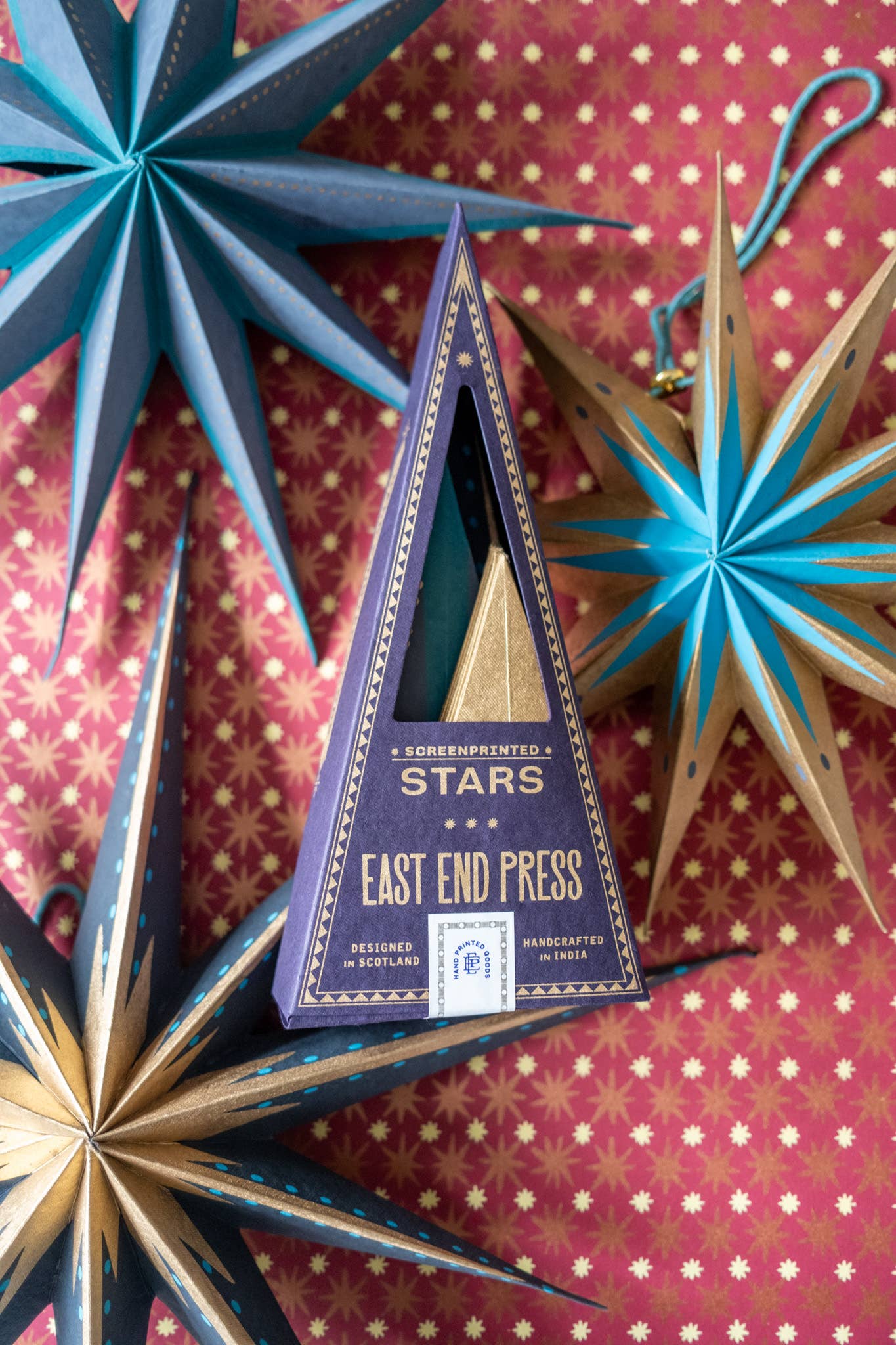 Three Star Decoration Set by East End Press