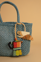 Coffee and Croissant Bag Charm