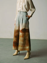 Blotch Wide Leg Trousers