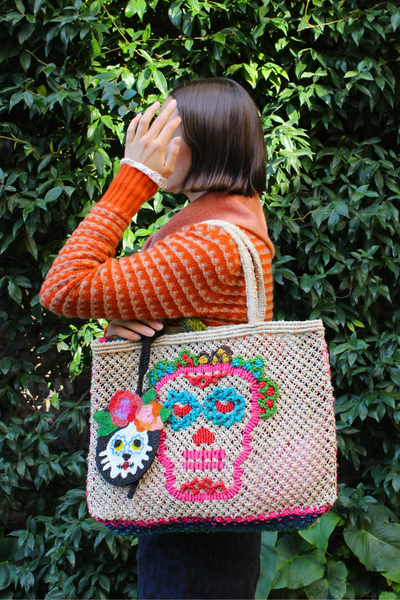 Day of the Dead Skull - Natural and multi