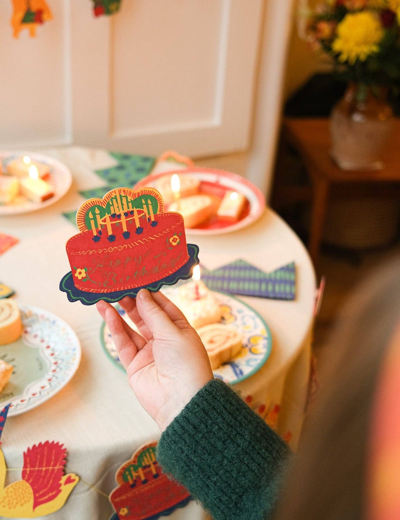 Birthday Cake Greeting Card by East End Press